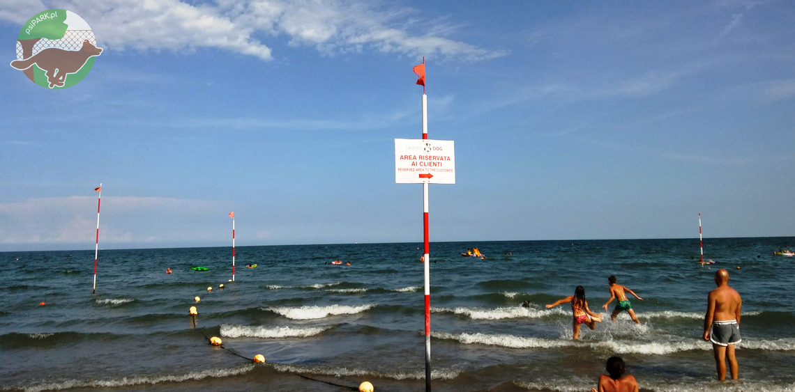 plaża dla psów Rosolina Mare 3 psiPARKpl