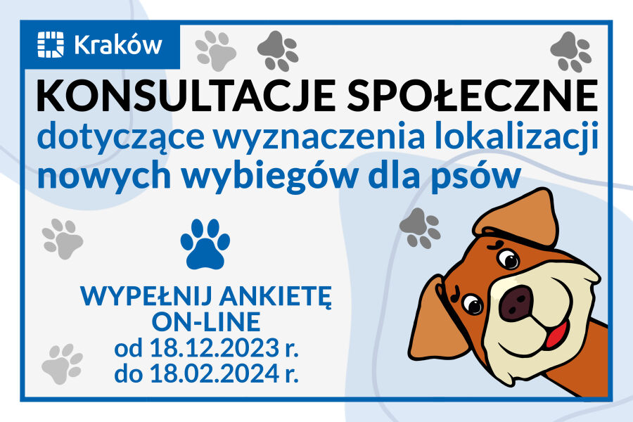 W Krakowie powstaną nowe wybiegi dla psów. Konsultacje społeczne