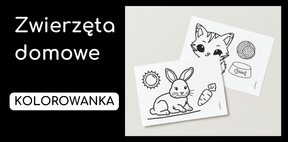 Zwierzęta domowe kolorowanka