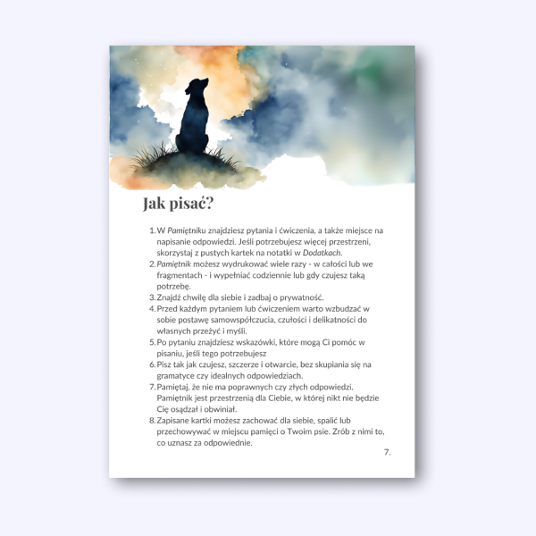 „Pamiętnik po stracie Ukochanego Psa” (Ebook) - obrazek 2