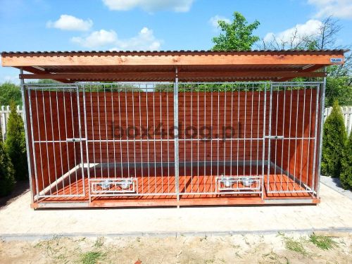Kojec dla psów podwójny Box4dog.pl